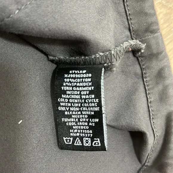 Sanctuary Los Angeles Charcoal Gray Lightweight Jacket with Pockets Button Up S - Picture 12 of 13